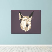 Blu Portrait Leinwand Kunst, Dichtung und Musik (Insitu (Holzboden))