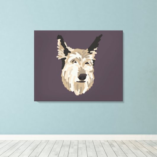 Blu Portrait Leinwand Kunst, Dichtung und Musik (Insitu (Holzboden))