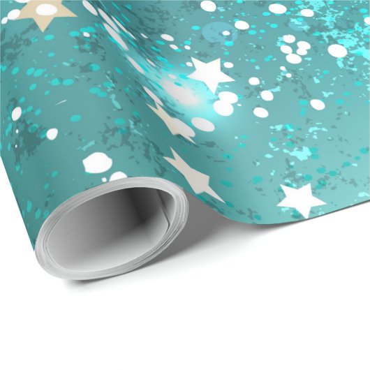 Blu sky geschenkpapier (Rolleneckpunkt)