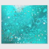 Blu sky geschenkpapier (Flach)