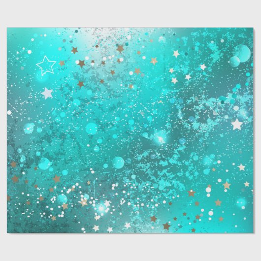 Blu sky geschenkpapier (Flach)