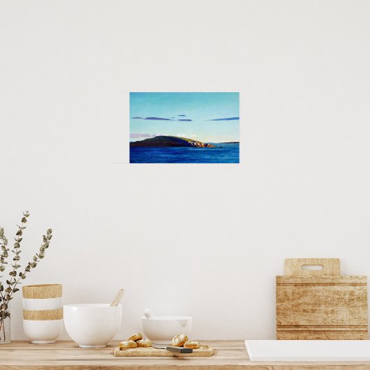 Blubber Island, Maine von Newell Convers Wyeth Poster (Küche)