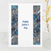 Blubble Blue - Vatertag 2 Karte (Gelbe Blume)