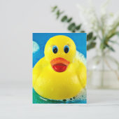 Blubble Duck Postkarte (Stehend Vorderseite)