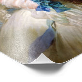 Blubble Gum Diva tropischer Hintergrund Fotodruck (Ecke)