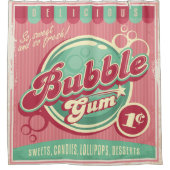 Blubble Gum Duschvorhang (Vorderseite)