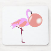 Blubble Gum Flamingo Blasen Blase Mousepad (Vorne)