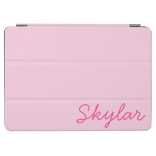 Blubble Gum Pink Hot Pink Custom Curry Name iPad Air Hülle
