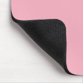 Blubble Gum Pink Solid Color Mousepad (Ecke)