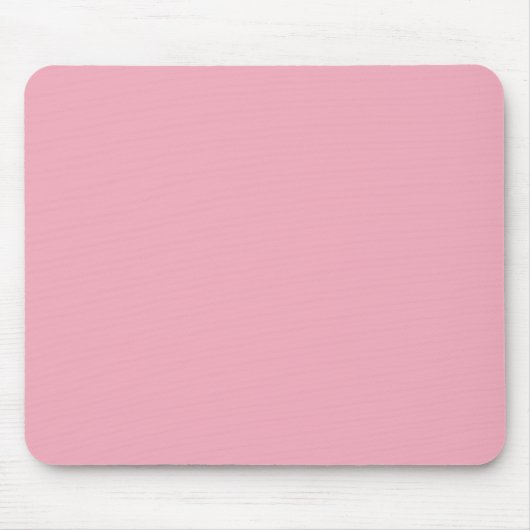 Blubble Gum Pink Solid Color Mousepad (Vorne)