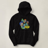 Blubble Guppies Was für eine Zeit ist es, wenn die Hoodie (Design vorne)