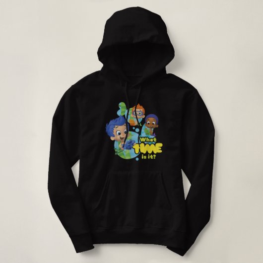 Blubble Guppies Was für eine Zeit ist es, wenn die Hoodie (Design vorne)