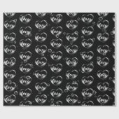 Blubble Heft mit Liebe Text Geschenkpapier (Flach)