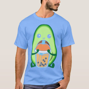 Blubble Milk Tea Avocado Niedlich Avocado Drinken T-Shirt