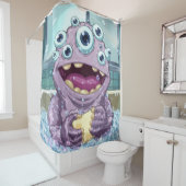 Blubble Monster Duschvorhang (Beispiel)