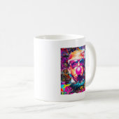 Blubble Pink Sonnenbrille mit Graffiti Kaffeetasse (VorderseiteRechts)
