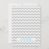 Blubble Pop Boy Baby Dusche Blue & Green Einladung (Rückseite)