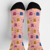 Blubble Tea Bliss - Fun Boba Milk Drink Socken (Oben)