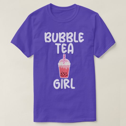 Blubble Tea Girl Humorvolle Print für Boba Tea Gir T-Shirt (Design vorne)
