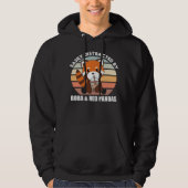 Blubble Tea Red Panda Chocolate Niedlicher Tiere B Hoodie (Vorderseite)