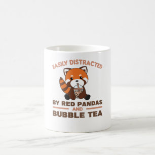 Blubble Tea Red Panda Chocolate Niedlicher Tiere B Kaffeetasse