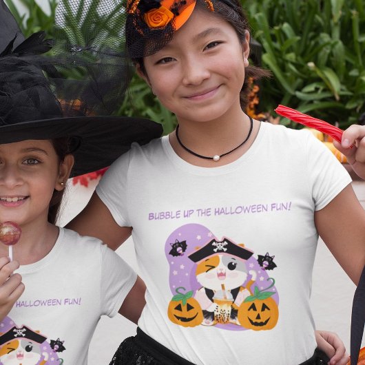 Blubble Tee mit Pirate Kawaii Cat Halloween Spaß