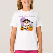 Blubble Tee mit Pirate Kawaii Cat Halloween Spaß (Vorderseite)