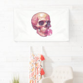 Blubble Trouble Skull - Funny Gum Skelett Banner (Insitu)