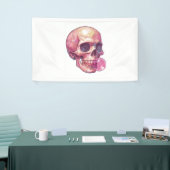 Blubble Trouble Skull - Funny Gum Skelett Banner (Messeveranstaltung)