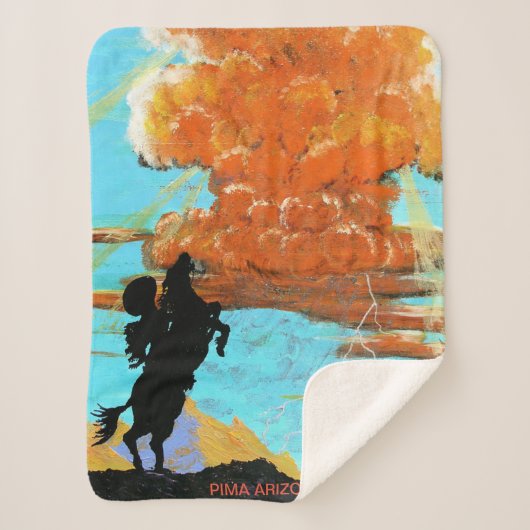 Blubblepazifische Decke Sherpadecke (Vorderseite)