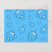 Blubbles Background PostCard! Postkarte (Vorderseite)