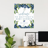 Bluberry Baby Shower Poster (Heimbüro)