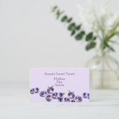 Bluberry Design Business Card Visitenkarte (Stehend Vorderseite)
