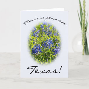 Blubonnet "Es gibt keinen Platz wie Texas" Karte