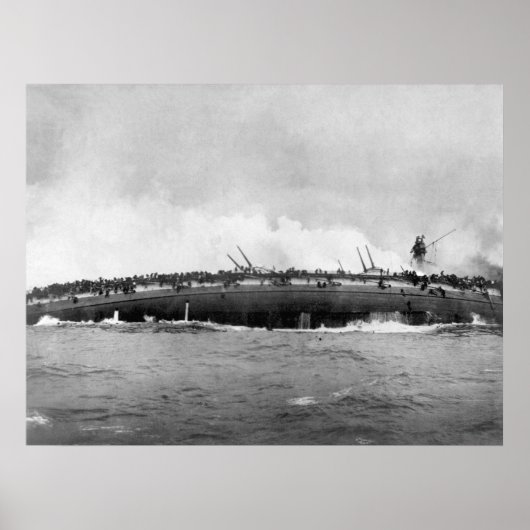 Blücher Sinks Poster (Vorne)