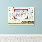 Blud Klinic | Valentinstag 24x16 Leinwanddruck (Insitu (Holzboden))