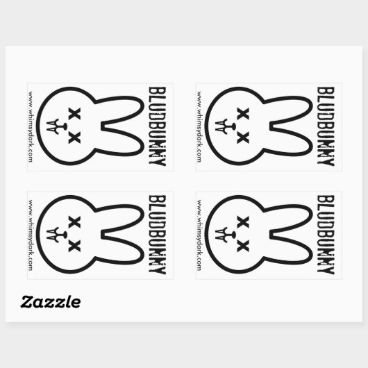 BLUDBUNNY Aufkleber (Blatt)