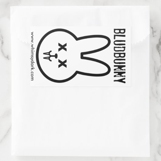 BLUDBUNNY Aufkleber (Tasche)