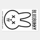 BLUDBUNNY Aufkleber (Vorderseite)