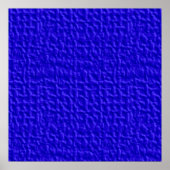 BLUE057 DARK ROYAL BLUE WAFFLE TEMPLATE BA POSTER (Vorne)