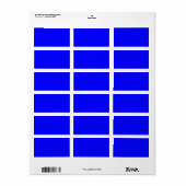 Blue 0303ff adressaufkleber (Vorne)