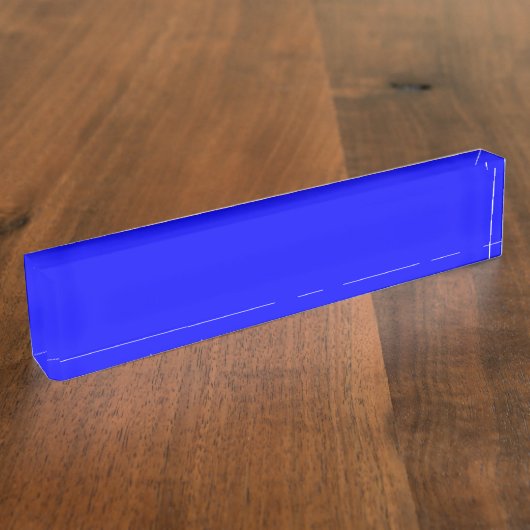 Blue 0303ff namensplakette (Seite)