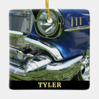 Blue 1957 Chevy Vintage Car, Yel. Name, Foto