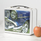 Blue 1957 Chevy Vintage Metall Brotdose (Beispiel)