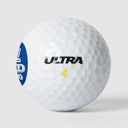 Blue #1 Vater 2020 Nummer 1 Vater Custom Golfball (Logo)