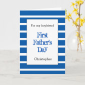 Blue 1 Vatertag Freund Karte (Gelbe Blume)