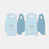 Blue 1st Birthday Taufe Baby Boy Gefallen Box Geschenkschachtel (Ungefaltet)