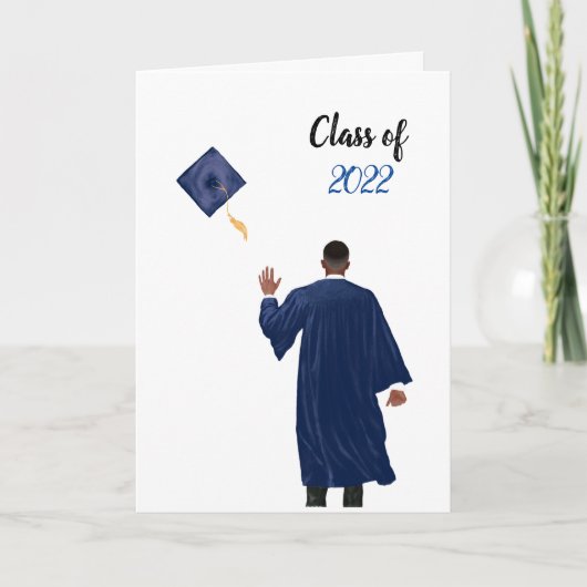 Blue 2022 Herzlichen Glückwunsch, Graduate Card - Karte (Vorderseite)