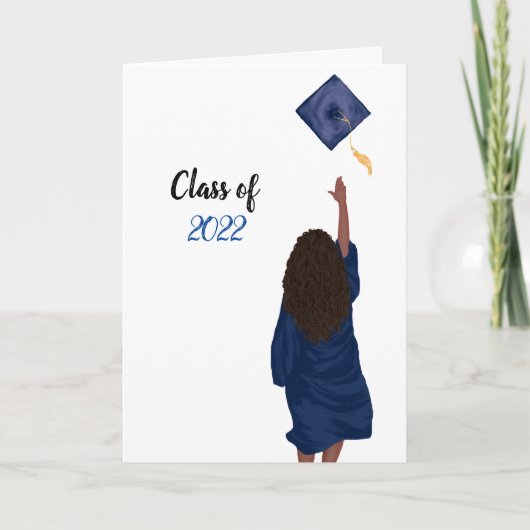 Blue 2022 Herzlichen Glückwunsch, Graduate Card -  Karte (Vorderseite)
