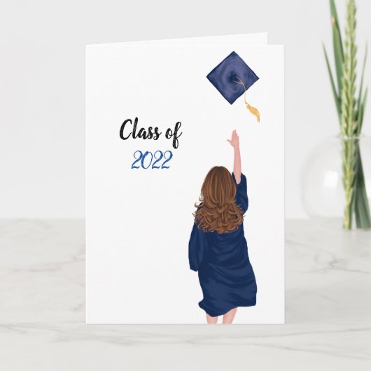 Blue 2022 Herzlichen Glückwunsch, Graduate Card - Karte (Vorderseite)